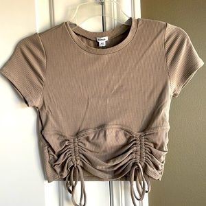 Ribbed Cropped Tshirt